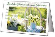 Faltkarten Geburtstag, 5 Stück Faltkarten Geburtstag, 5 Stück