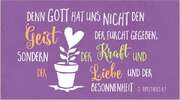 Wandschmuckschild - Denn Gott hat uns nicht... Wandschmuckschild - Denn Gott hat uns nicht...