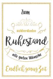 Doppelkarte "Endlich Zeit" - Ruhestand Doppelkarte "Endlich Zeit" - Ruhestand