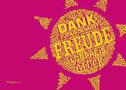 Postkarten: Dank / Freude / Glück, 4 Stück Postkarten: Dank / Freude / Glück, 4 Stück