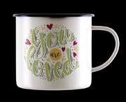 Emaille-Becher "You are loved" Emaille-Becher "You are loved"