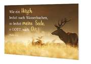 Wandbild Hirsch - Ps.42,2