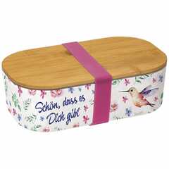 Lunch-Box: "Schön, dass es dich gibt" (Bambus)