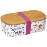 Lunch-Box: "Schön, dass es dich gibt" (Bambus) Lunch-Box: "Schön, dass es dich gibt" (Bambus)