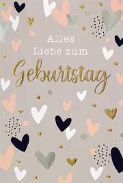 Faltkarte "Alles Liebe zum Geburtstag" Faltkarte "Alles Liebe zum Geburtstag"