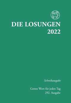 Losungen 2022 grün, Schreibausgabe