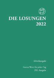 Losungen 2022 grün, Schreibausgabe Losungen 2022 grün, Schreibausgabe