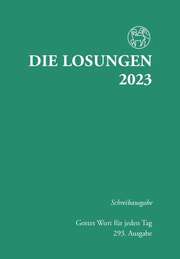 Losungen 2023 grün, Schreibausgabe Losungen 2023 grün, Schreibausgabe