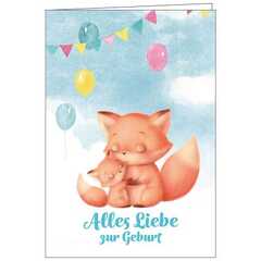 Faltkarte: Alles Liebe zur Geburt Faltkarte: Alles Liebe zur Geburt
