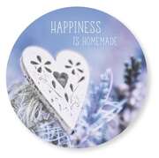 Wandschmuckbild - Happiness is homemade 40cm Wandschmuckbild - Happiness is homemade 40cm