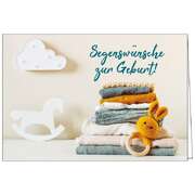 Faltkarte: Segenswünsche zur Geburt! Faltkarte: Segenswünsche zur Geburt!