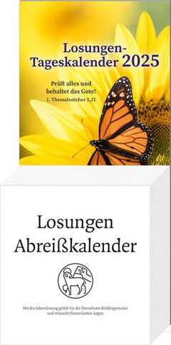 Losungen Abreißkalender 2025 Losungen Abreißkalender 2025