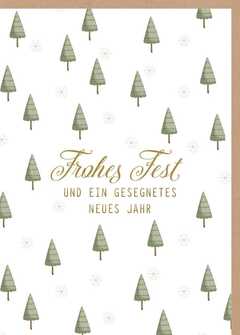 Faltkarte "Frohes Fest" Faltkarte "Frohes Fest"