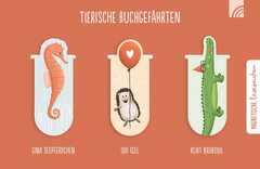 Lesezeichen "Tierische Buchgefährten" (3er-Set) Lesezeichen "Tierische Buchgefährten" (3er-Set)