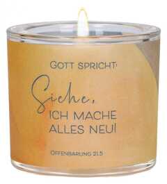 Jahreslosung 2026 - Windlicht LichtMomente
