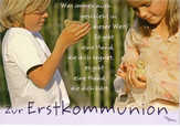 Zur Erstkommunion - Faltkarte