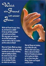 Postkarten: Welch ein Freund ist unser Jesus, 12 Stück
