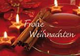 Tee-Postkarte - Frohe Weihnachten Tee-Postkarte - Frohe Weihnachten
