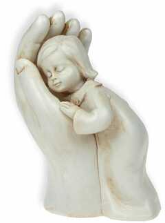 Figur "Mädchen in Hand" - 10 cm