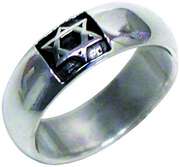 Fingerring "Davidstern" - 20 mm Fingerring "Davidstern" - 20 mm