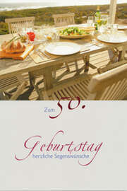 Faltkartenserie 50. Geburtstag - 5 Stück Faltkartenserie 50. Geburtstag - 5 Stück