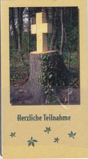 Faltkarten Trauer - 5 Stück Faltkarten Trauer - 5 Stück