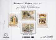 Postkartenserie Weihnacht/Neujahr Kerzen, 12 Stück Postkartenserie Weihnacht/Neujahr Kerzen, 12 Stück