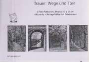 Faltkartenserie Trauer: Wege und Tore, 4 Stück Faltkartenserie Trauer: Wege und Tore, 4 Stück