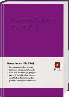 Neues Leben. Die Bibel - Standardausgabe, ital. Kunstleder orchidee