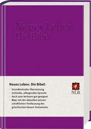 Neues Leben. Die Bibel - Standardausgabe, ital. Kunstleder orchidee