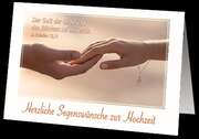 Faltkarten Hochzeit, 5 Stück Faltkarten Hochzeit, 5 Stück