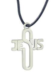 Edelstahlkreuz "Jesus" - 10er Set