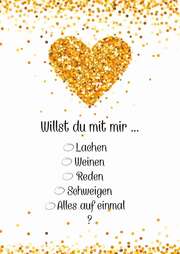 Postkarte "Willst du mit mir..." - 10 Stk. Postkarte "Willst du mit mir..." - 10 Stk.