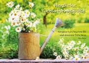 Herzliche Geburtstagsgrüße - Faltkarte Herzliche Geburtstagsgrüße - Faltkarte
