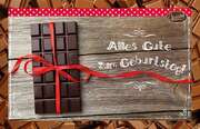 Schokokarte - Alles Gute zum Geburtstag Schokokarte - Alles Gute zum Geburtstag