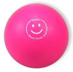 Softball "Smile - Jesus loves you!" - pink